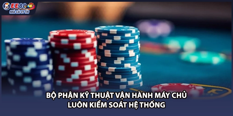 Bộ phận kỹ thuật vận hành máy chủ luôn kiểm soát hệ thống