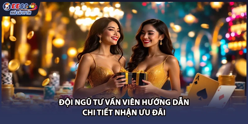 Đội ngũ tư vấn viên hướng dẫn chi tiết nhận ưu đãi