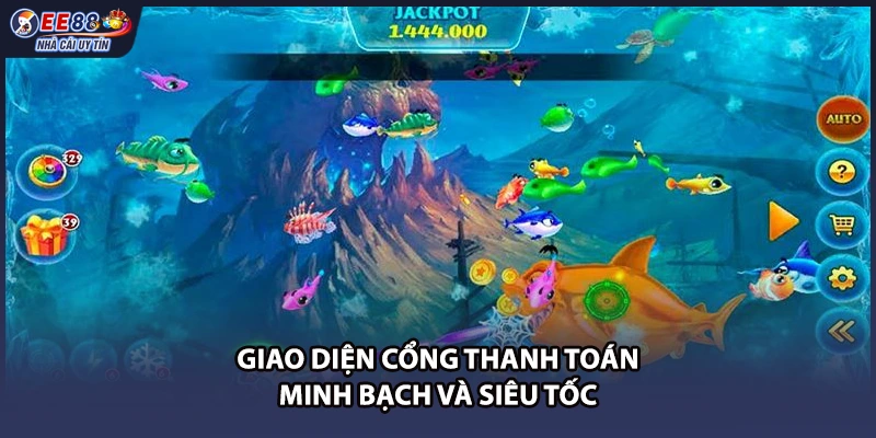 Giao diện cổng thanh toán minh bạch và siêu tốc