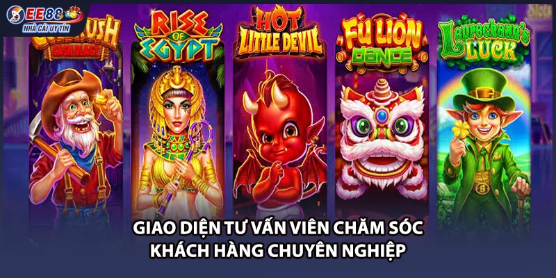 Giao diện tư vấn viên chăm sóc khách hàng chuyên nghiệp