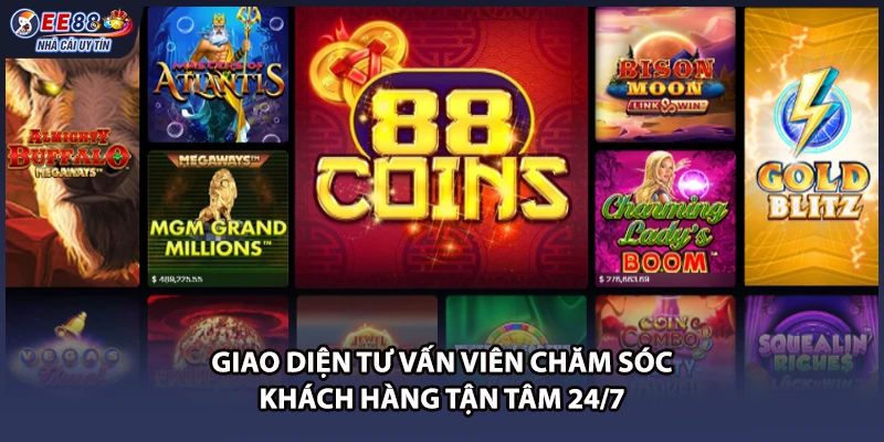 Giao diện tư vấn viên chăm sóc khách hàng tận tâm 24/7
