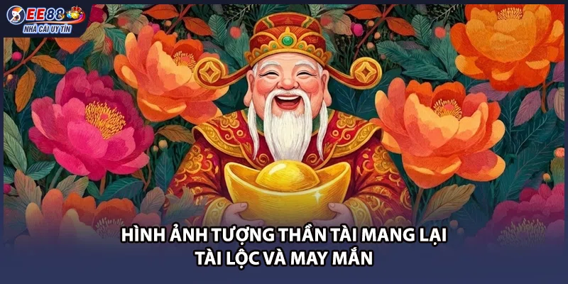Hình ảnh tượng Thần Tài mang lại tài lộc và may mắn