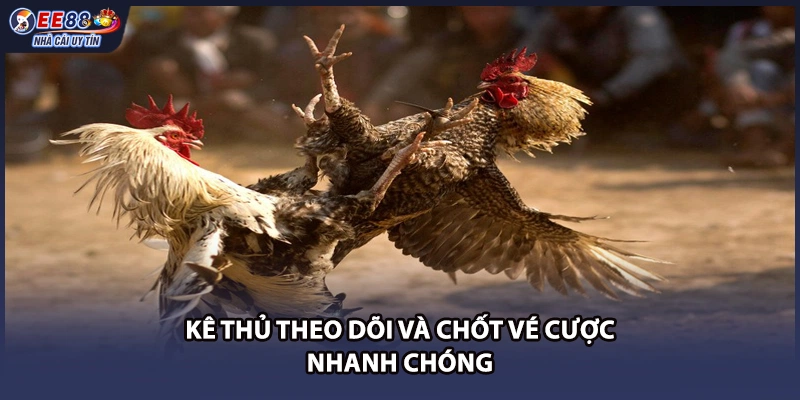 Kê thủ theo dõi và chốt vé cược nhanh chóng