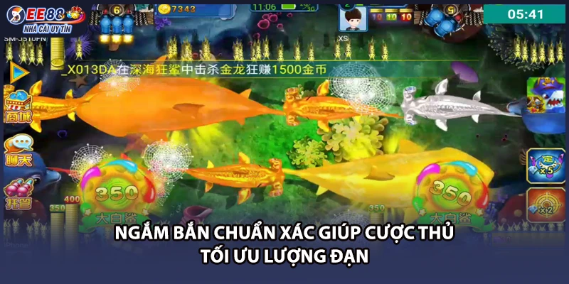 Ngắm bắn chuẩn xác giúp cược thủ tối ưu lượng đạn