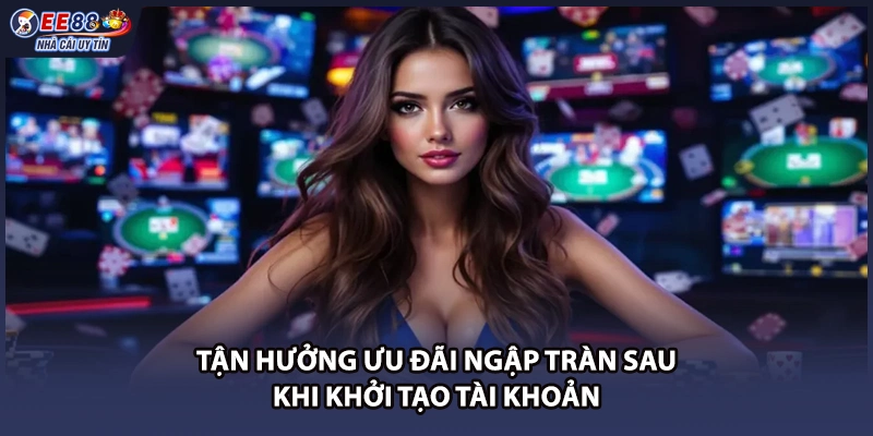 Tận hưởng ưu đãi ngập tràn sau khi khởi tạo tài khoản